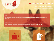 Tablet Screenshot of beratung.anifit.com